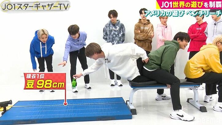 JO1の筋肉リーダー・與那城奨、驚きの体幹にメンバーも興奮「マッスル！」