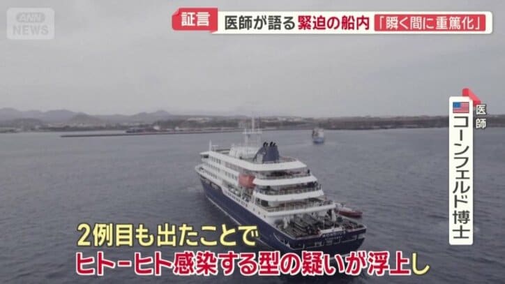 「感染が初めて分かったのは5月2日か3日ごろ」