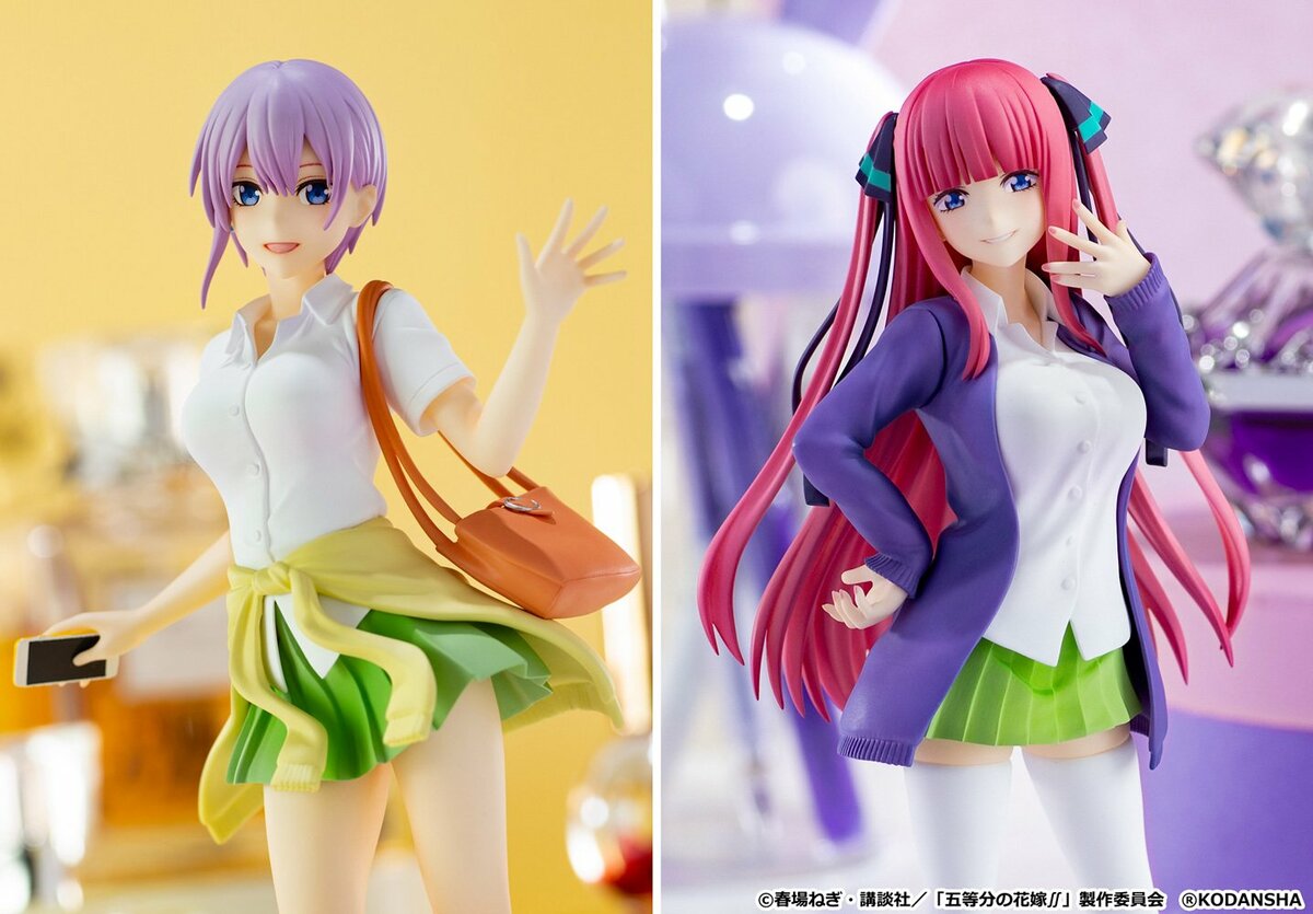 アニメ「五等分の花嫁∬」一花＆二乃が大人っぽく立体化！お手頃価格の
