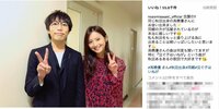 佐々木希、歌手・高橋優とのツーショット写真を公開　秋田県出身者の活躍「本当に嬉しい」