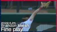 【映像】マーシュ、HR打球をスーパーキャッチ！