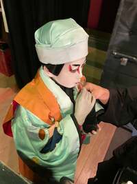 市川團十郎白猿『今日も揚幕へ』