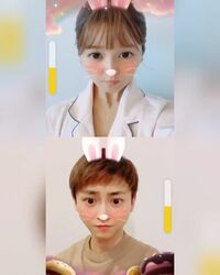 宇野実彩子、與真司郎との“モグモグゲーム”を公開 「こんな可愛い大人たちいますか？」と反響