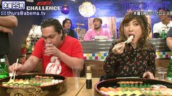 “フードファイター”石関友梨とDDTレスラーで早食い3本勝負のはずが...まさかの展開にスタジオ騒然!?