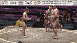 向かい合うと「体格差がエグい」両力士