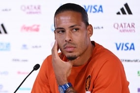 警告の可能性も…蘭代表主将ファン・ダイク、ワールドカップ初戦で反差別を表す「OneLove」腕章着用か