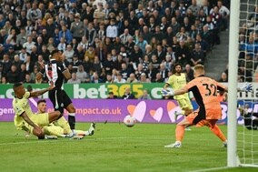 アーセナル、ニューカッスルに完敗でCL出場が絶望的に…冨安は前半で負傷交代