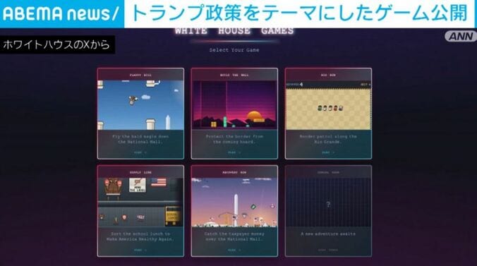 ホワイトハウスのX