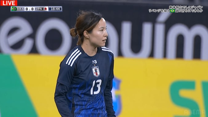 強靭！ なでしこ北川ひかる、“迫力ショルダータックル”からPK奪取「しっかり身体をぶつけた」解説・岩渕真奈も絶賛の瞬間 4枚目