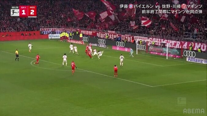 驚異の危機察知能力！佐野海舟、ハリー・ケインの落としに素早く反応→神速プレスバック＆全力ブロックで決定的ピンチを凌いだ瞬間「ナイスディフェンス」 3枚目