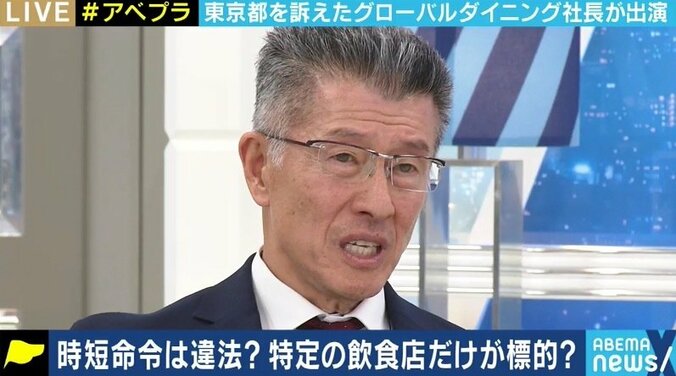 「民主国家としての日本が危ない」「コロナが怖いという空気が、法的にどうなのか？を押し流した」グローバルダイニング社長の長谷川耕造社長 1枚目