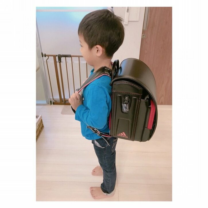 辻希美、次男のランドセル姿にしみじみ「泣きそうになっちゃったよ」