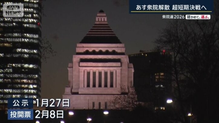 衆議院選挙日程