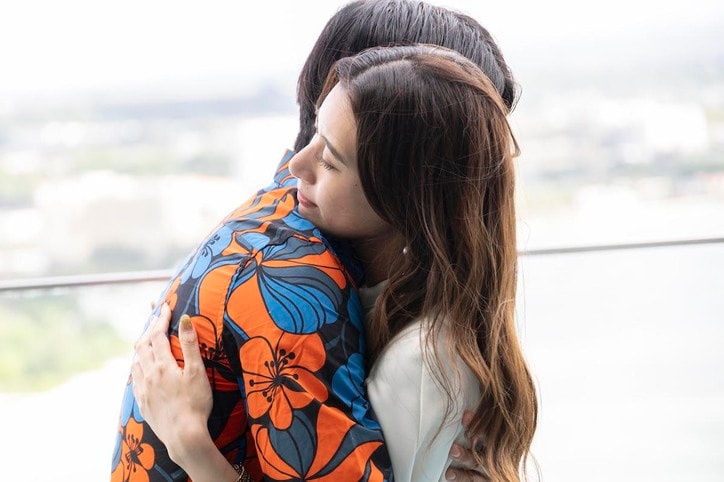 カップル成立で涙のキス 美尻ナース&塩顔マッチョの恋に峯岸みなみ感動『シャッフルアイランド Season2』