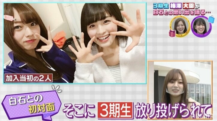 梅澤美波と大園桃子が語り合う“白石麻衣の優しさ”とは「落ち込んでいる時にさっと駆け寄ってくれる」