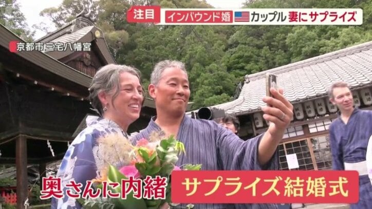 サプライズ結婚式を計画