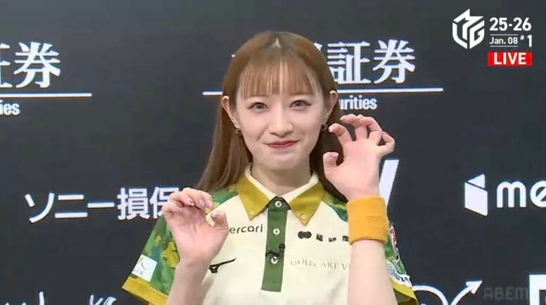成長著しい中田花奈！ 新年初登板をアガリ4発で快勝 個人6勝目をあげて微笑み「2026年は良い1年になりそう」/麻雀・Mリーグ
