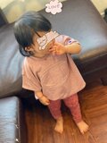 吉木りさ、しまむらで手に入れた子ども服を紹介「めちゃくちゃ可愛くて」