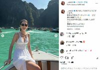 Niki、タイで撮った白ワンピース姿を披露 「美しい」「最後の写真イケメン！」と反響続々