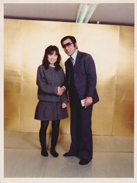 森口博子、中2の頃に撮った若林豪との2ショット公開「カッコ良かったあ～」