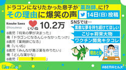 「薬剤師になりたい」夢を変えた理由は…？ ドラゴンになりたかった息子の将来が有望すぎる