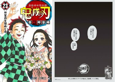 鬼滅の刃』新聞全面広告にファン反響「漫画の広告なのに絵がない」「めっちゃかっこいい」完結巻発売に祝福の声 | アニメニュース | アニメフリークス