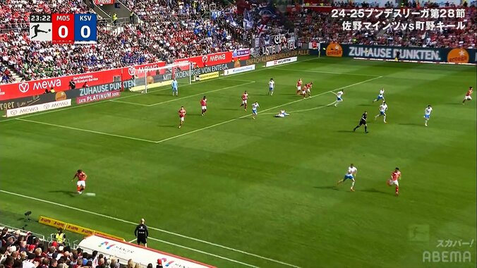 衝撃の５秒間！ 佐野海舟が“１人ワンツー”から40m絶品パス→スタジアム大歓声「何でもできるな」「大車輪の活躍」「やっぱ日本代表に必要」SNSも沸騰 3枚目