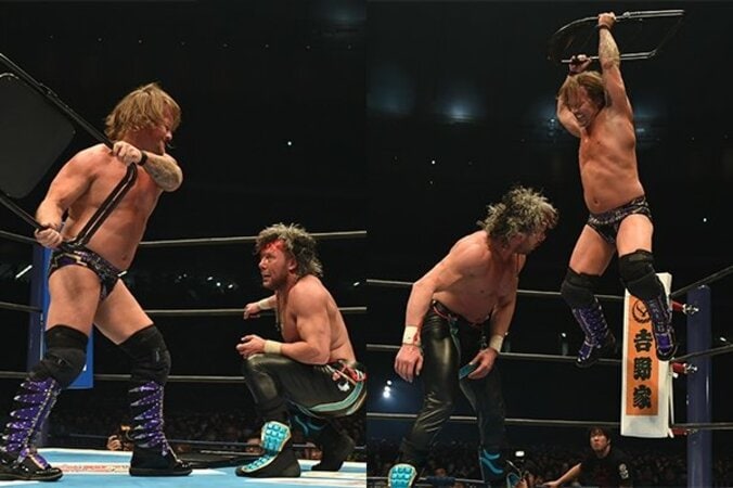 世界よ、これが新日本プロレスだ  ケニー・オメガ、超荒技でクリス・ジェリコとの激闘を制す 1枚目
