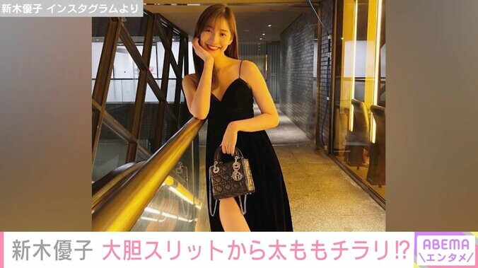 新木優子、太ももチラリな妖艶ドレス姿を披露 ファンから「国宝級美人」「永遠の憧れ」と絶賛の声 1枚目