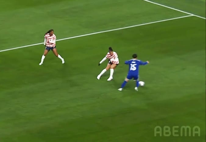 【写真・画像】「いっつもゴラッソ！」なでしこ浜野まいか、女王アメリカ翻弄の衝撃弾にSNS騒然「見事すぎる」「クロスの雰囲気から…」　1枚目