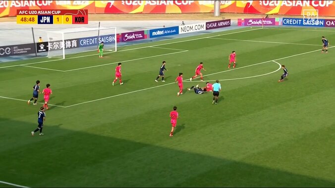 【映像】石井久継、圧巻突破でファウルを誘発した瞬間