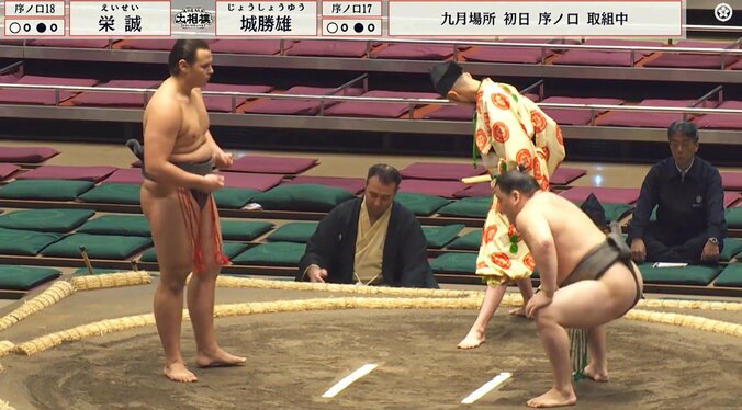 「俳優さんかしら」「ディカプリオに似てる」序ノ口に登場した“脚長”イケメン力士にファン熱視線 5枚目