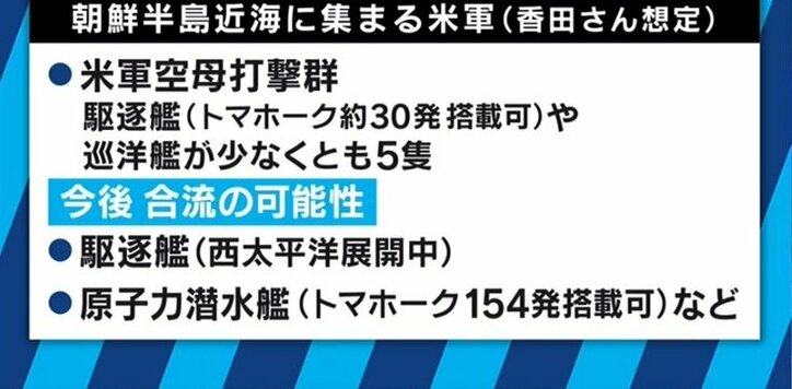 元自衛艦隊司令官「限りなく本気に近づいている」　北朝鮮情勢が緊迫化