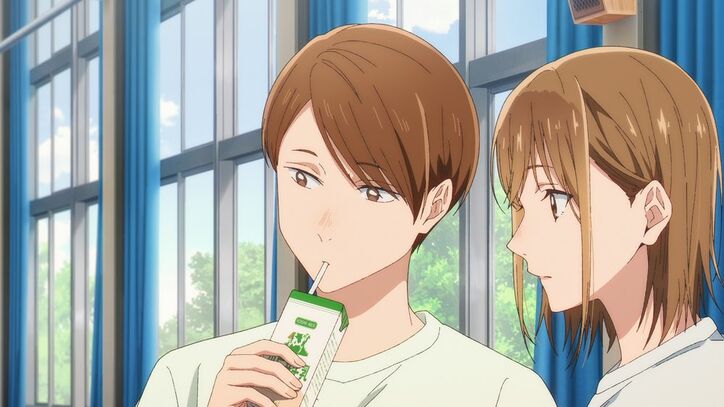 アニメ『アオのハコ』船見渚、場面カット1