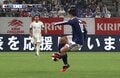 【日本代表】上田綺世の“神トラップ”に驚愕 鈴木彩艶が高速フィード→アウトサイドで完璧制御「うますぎやろ」「雨で難しいのに」