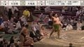思わず拳を突き上げた? 負け越し回避で力強く“右手ガッツポーズ”する力士「いいじゃん」「やったー」と相撲ファン