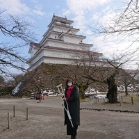 大林素子『会津で撮影』