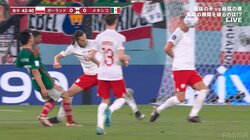 「石崎くんか！」ポーランド代表・グリクが見せた『キャプテン翼』の名シーンのような決死のプレーに「これが本当の顔面ブロック」とファンも悲鳴