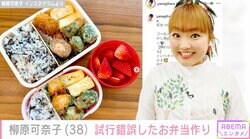 柳原可奈子、脳性まひ公表の4歳長女のため試行錯誤したお弁当を公開「慣れない場所で慣れないものを食べるというチャレンジがたくさんできています」