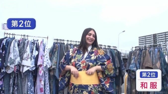 第2位　着物や羽織など和服