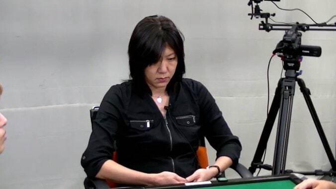 麻雀・第12期女流桜花Aリーグ　プレーオフA卓　内田美乃里が決定戦進出濃厚 1枚目