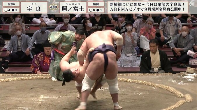 「見事な相撲です…ありがとう！」実況が思わず叫んだ照ノ富士と宇良の熱戦にファンも興奮「これは名勝負！」 1枚目