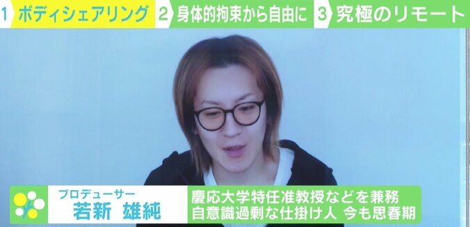 身体の動きを遠隔共有する「ボディシェアリング」 若新雄純氏「『自分とは何か？』という哲学的問いとセットで盛り上がる」 7枚目