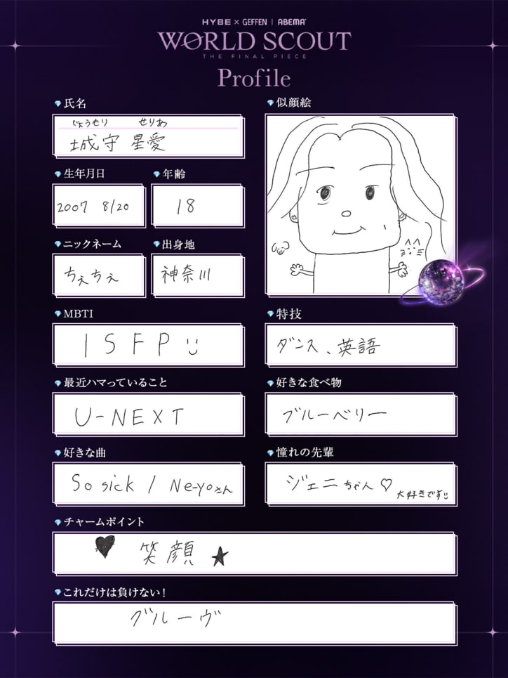 【写真・画像】『WORLD SCOUT: THE FINAL PIECE』メンバープロフィール 17枚目