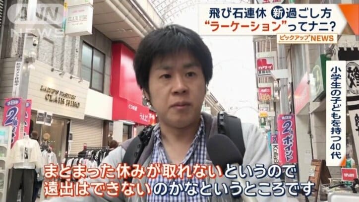 小学生の子どもを持つお父さん