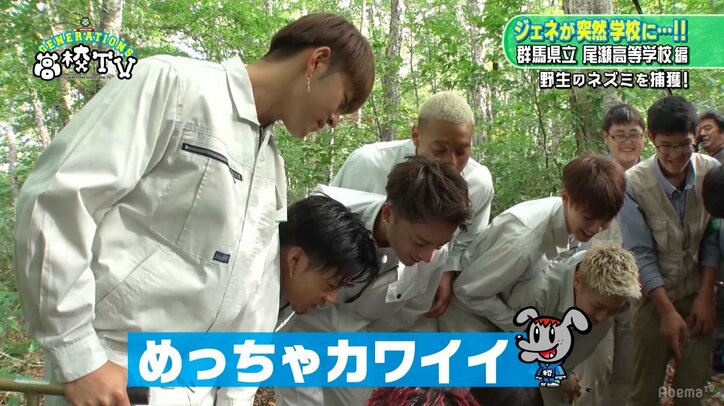 GENERATIONSが山登り中に、珍獣・野生の亜嵐に遭遇！？