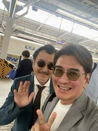 川崎麻世『やっと再会できた吉田鋼太郎さん』