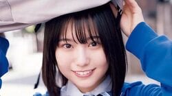 乃木坂46・増田三莉音、眩しい制服姿にプール掃除で元気な姿 『週チャン』表紙＆巻頭グラビア