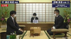 伊藤真吾五段 対 渡辺和史四段 勝者は午後2時からもう一局／将棋・朝日杯