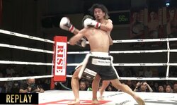 テンプルにカウンターで頭突き… 不慮のバッティング、無念の結末に会場騒然「結構危ない」「記憶ないかも」心配の声も